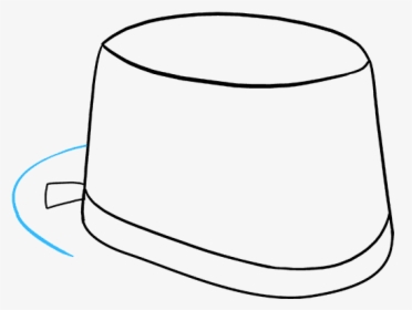 How To Draw Top Hat - Line Art, HD Png Download, Free Download