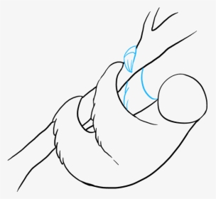 How To Draw Sloth - Line Art, HD Png Download, Free Download
