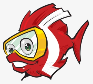 Contact - Cartoon - Fish Cartoon, HD Png Download, Free Download