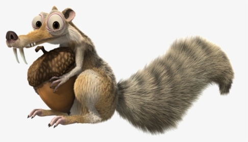 Transparent Cute Baby Squirrel Clipart - Ice Age Scrat Png, Png Download, Free Download