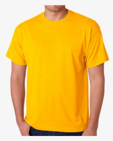 Light Blue Gildan Shirt - Yellow Orange Tshirt Png, Transparent Png, Free Download