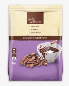 300g Choc Baking Buttons - Sweet William Choc Baking Buttons, HD Png Download, Free Download
