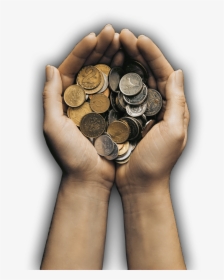 Handholdingcoins Dk - Cash - Stock Photography, HD Png Download, Free Download