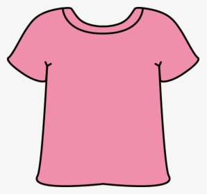 Pink Tshirt - Shirt To Color Clipart, HD Png Download, Free Download