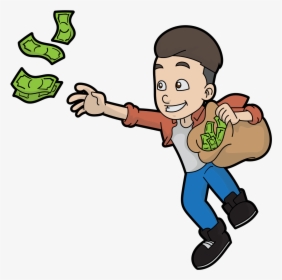 Catching Money Clip Art Money, HD Png Download, Free Download