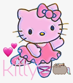 Hellokitty Cat Cute Kitty Animation Character Hey Who - Hello Kitty Bailarina Png, Transparent Png, Free Download
