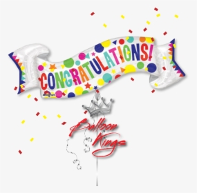 Transparent Cinco De Mayo Banner Png - Balloon Congratulation Image Png, Png Download, Free Download