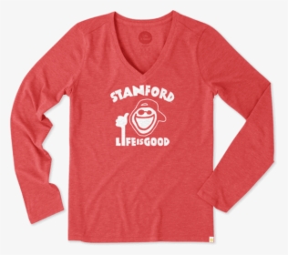 Women"s Stanford University Peace Jake Long Sleeve - Long-sleeved T-shirt, HD Png Download, Free Download