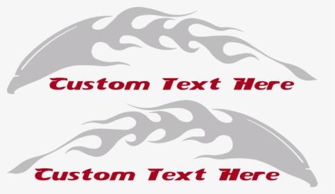 Motorcycle Flaming Eagle Fe1 Gas Tank Decals Design, HD Png Download, Free Download