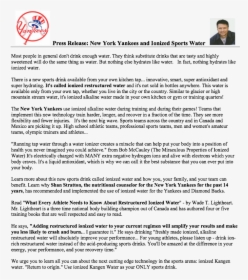 Logos And Uniforms Of The New York Yankees , Png Download - New York Yankees Kangen Water, Transparent Png, Free Download