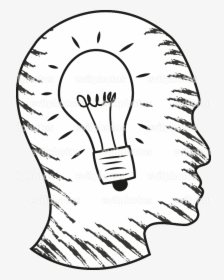 Brain Drawing Vector And Stock Photo - Drawing, HD Png Download, Free Download