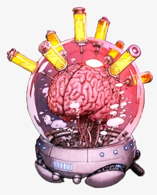 Sci Fi Brain In A Jar, HD Png Download, Free Download