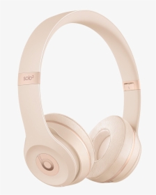 Rose Gold Headphone Transparent Image - Matte Gold Beats Wireless, HD Png Download, Free Download