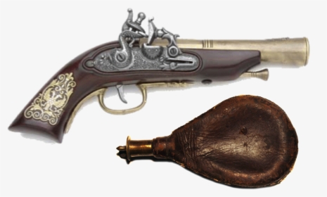 Gunpowder Flask And Pistol - Guy Fawkes Artifacts, HD Png Download, Free Download