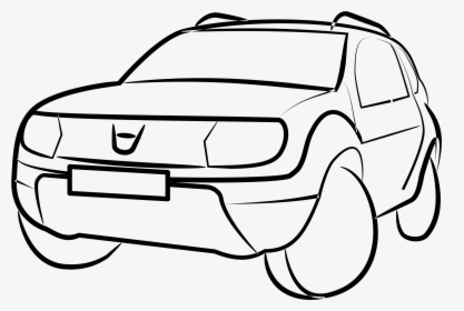 Daciadustershiluette Icons Png - Renault Clipart, Transparent Png, Free Download