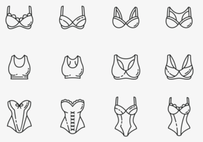 Bustier Icons Vector - Bustier Icon, HD Png Download, Free Download