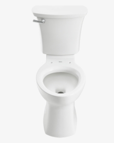 Edgemere Elongated Toilet In White - Front View Of Wc, HD Png Download, Free Download