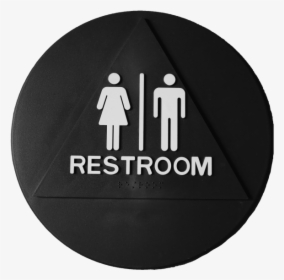 Restroom Signage Red, HD Png Download, Free Download