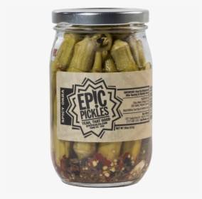Transparent Okra Png - Pickled Cucumber, Png Download, Free Download