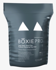 Boxiepro Cat Litter 16 Lb Bag Front Angle - Boxie Cat Litter, HD Png Download, Free Download