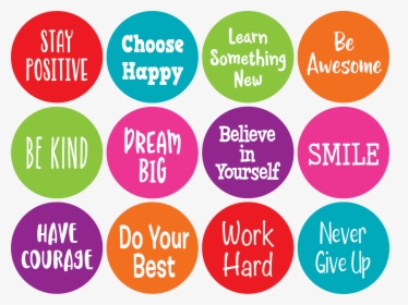 Tcr77006 Spot On Positive Sayings Carpet Markers - Positive Sayings For Work, HD Png Download, Free Download