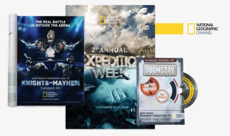 Collection Of Tv Special Promotional Print Design Including - National Geographic Channel, HD Png Download, Free Download