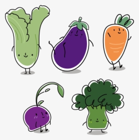 Clip Art Cartoon Vegetables Images - Cartoon Vegetable Transparent Background, HD Png Download, Free Download