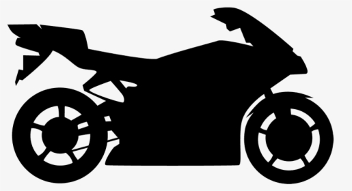 Motorbike Icon Png Img , Transparent Cartoons - Motorcycle Silhouette, Png Download, Free Download