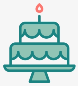 For Goodness Cakes - Cake Teal Birthday Clip Art, HD Png Download, Free Download