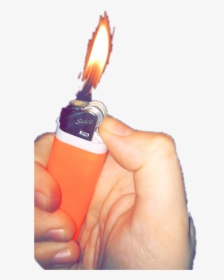 Transparent Bic Lighter Png - Fire In Hand Png, Png Download, Free Download
