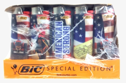 Bic Lighter Us Flag - Bic, HD Png Download, Free Download