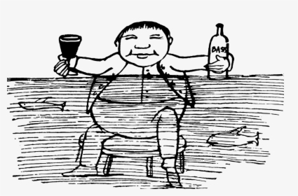 Transparent Vintage Shape Png - Drinking In Public Cartoon, Png Download, Free Download