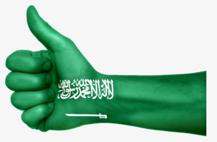 Saudi Arabia Flag Hand, HD Png Download, Free Download