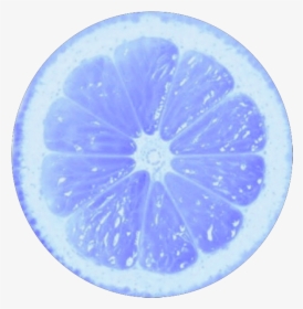 ##circle #limon #blue #circulo #png #tumblr #colors - Slice Of Lemon, Transparent Png, Free Download