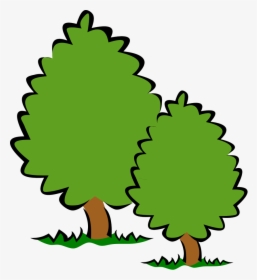 Small Bush Clipart - Transparent Background Trees Clipart, HD Png Download, Free Download