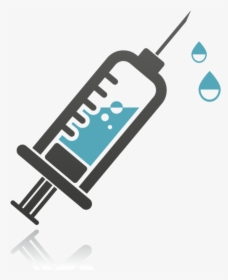 Syringe Injection Medical Icon Free Frame Clipart - Icon Injection Png, Transparent Png, Free Download