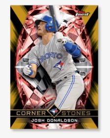 Josh Donaldson 2018 Topps Finest Baseball Finest Cornerstones - College Baseball, HD Png Download, Free Download