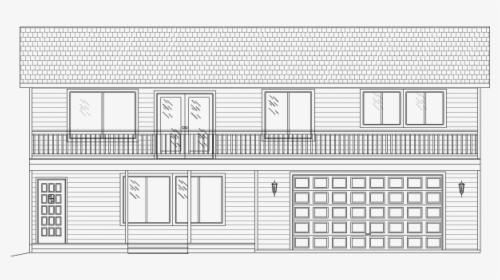 Plans2build Elevation - Technical Drawing, HD Png Download, Free Download