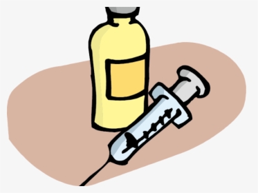 Medication Clip Art Free - Syringe Clip Art Needle, HD Png Download, Free Download