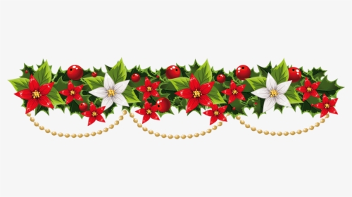 Christmas Garland Clipart Png - Clip Art Christmas Garland, Transparent Png, Free Download