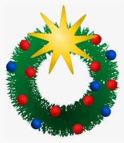 Free Christmas Wreath Clipart Public Domain Clip Art - Festive Clip Art, HD Png Download, Free Download