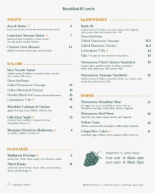 Fiona Bfast Lunch Menu, HD Png Download, Free Download