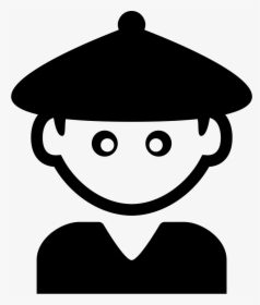 Boy With Chinese Hat - Icono Persona Joven, HD Png Download, Free Download
