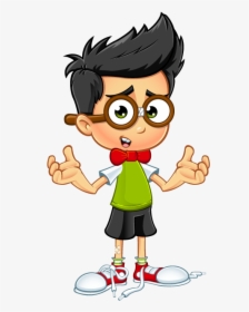 Geek Cartoon Character, HD Png Download, Free Download