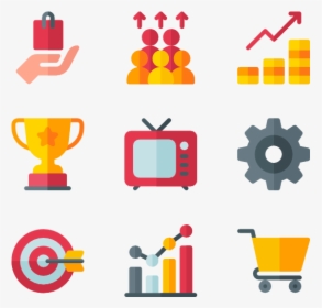 Marketing & Growth - Benefits Icons Png, Transparent Png, Free Download