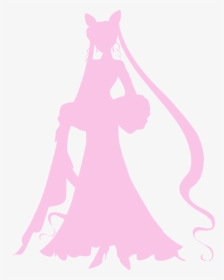 Black Lady Sailor Moon Silhouette, HD Png Download, Free Download