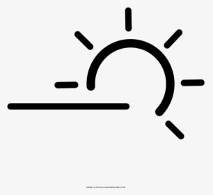 Niebla Del Día Página Para Colorear - Vector Png Light Icon, Transparent Png, Free Download