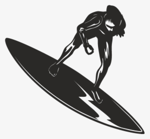 Graphics Silhouette Illustration Photograph Surfboard - Silhouette, HD Png Download, Free Download