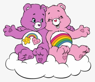 Transparent Bear Clipart Png - Pink And Purple Care Bear, Png Download, Free Download