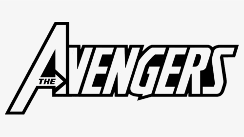 Avengers Title Black And White, HD Png Download, Free Download